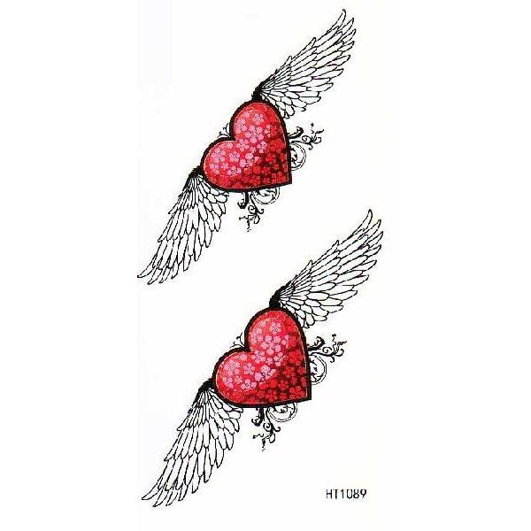 ファンタジー Thefantasy タトゥーシール ハート 翼 Ht10 小型 5枚セット Ht10 The Fantasy 通販 Yahoo ショッピング