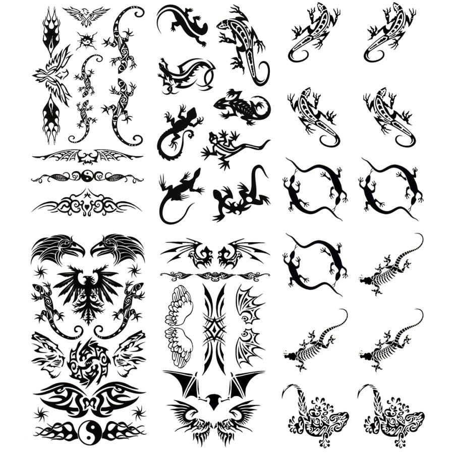 タトゥーシール ヤモリ 7種12枚set041 : The Fantasy - 通販 - Yahoo