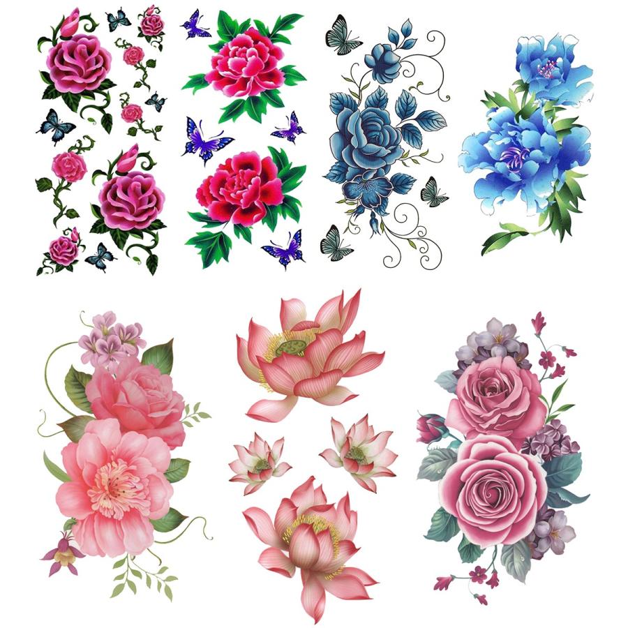 タトゥーシール 花 7種7枚set056 Set056 The Fantasy 通販 Yahoo ショッピング