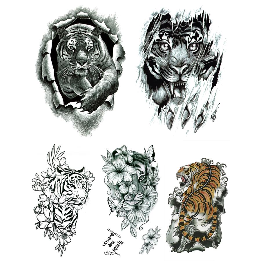 The Fantasy ファンタジー タトゥーシール 虎 タイガー 5種5枚 Set073 Set073 The Fantasy 通販 Yahoo ショッピング