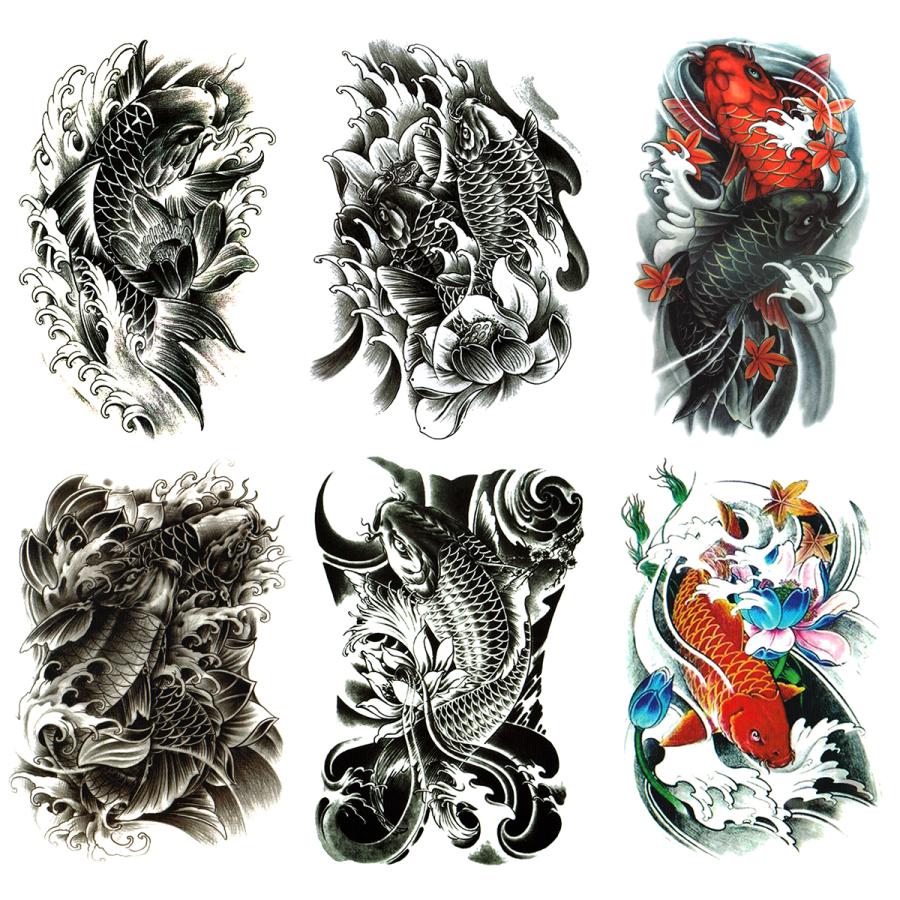 タトゥーシール 鯉 錦鯉 5種5枚set086 Set086 The Fantasy 通販 Yahoo ショッピング