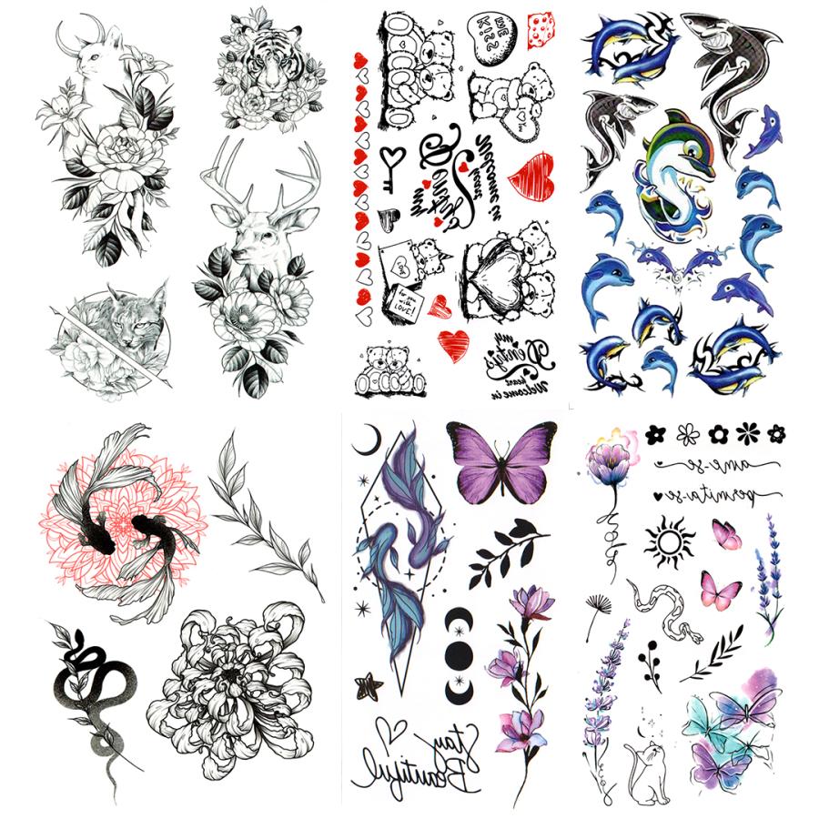 タトゥーシール 可愛い 動物 8種8枚set181 Set181 The Fantasy 通販 Yahoo ショッピング