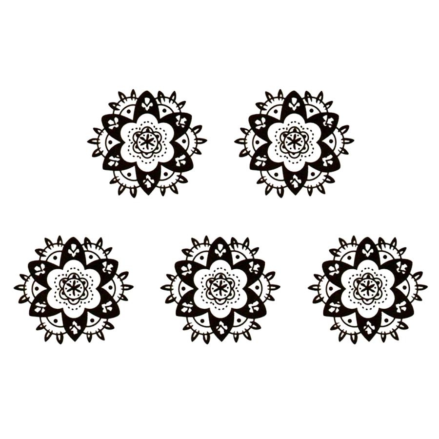 タトゥーシール タトゥーシール 5枚入り 花 トライバル Tm0965 ワンポイント Tm0965 The Fantasy 通販 Yahoo ショッピング