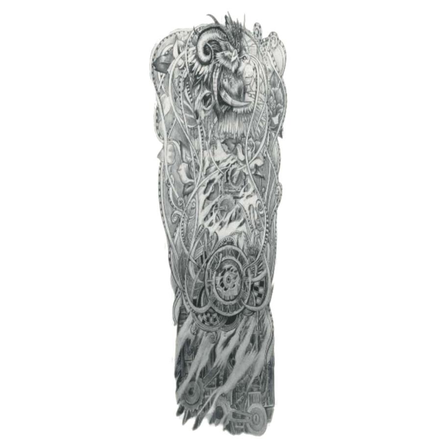 タトゥーシール 肩から手首 トライバル Tqb024特長 永遠の定番