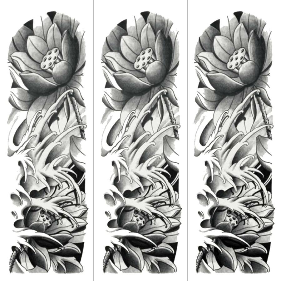 タトゥーシール 肩から手首 蓮 Tqb031特長 3枚セット Tqb031 3 The Fantasy 通販 Yahoo ショッピング