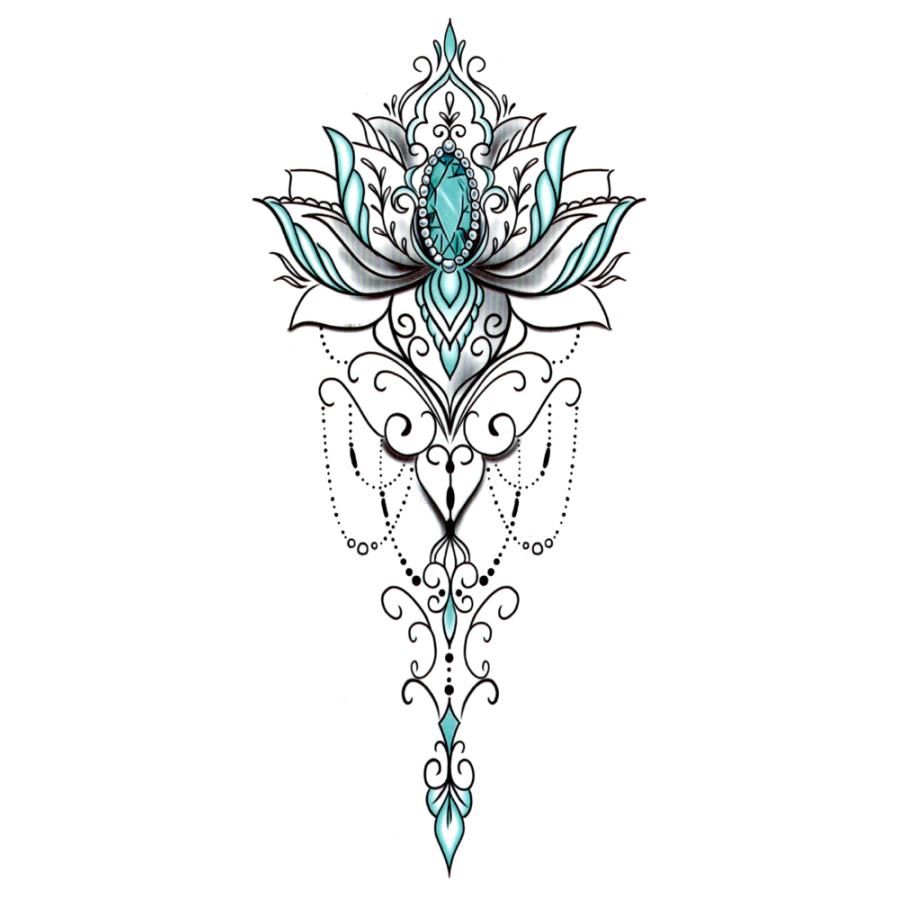 タトゥーシール ダイヤ 蓮 Ymx512レギュラー Ymx512 The Fantasy 通販 Yahoo ショッピング