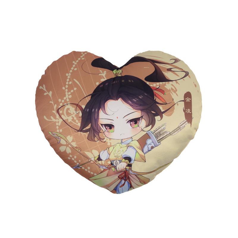 魔道祖師アニメ 公式グッズ ハート型クッション 金凌ジン リン Fantasy Village 通販 Yahoo ショッピング
