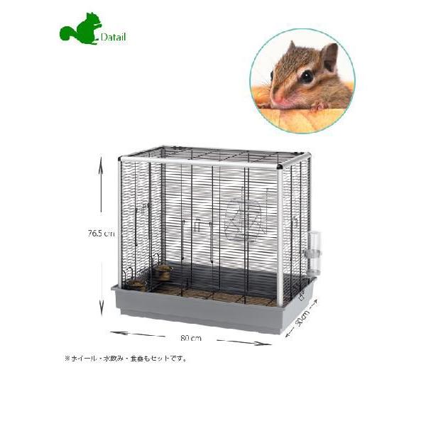 リス ケージ スコイアットリー KD ハウス 小動物用 イタリアferplast社製の画像