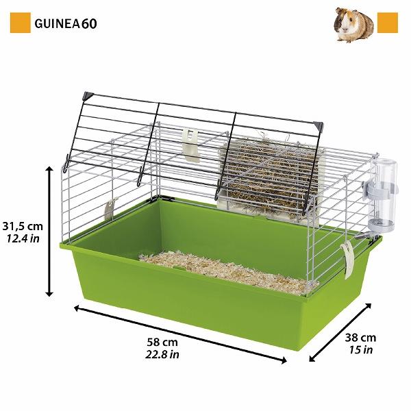 ferplast モルモット ケージ ギニア 60 DX 小動物 ハウス