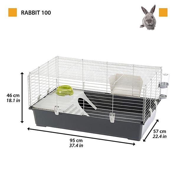 ferplast うさぎ ケージ ラビット 100 Rabbit 100 ハウス 小動物