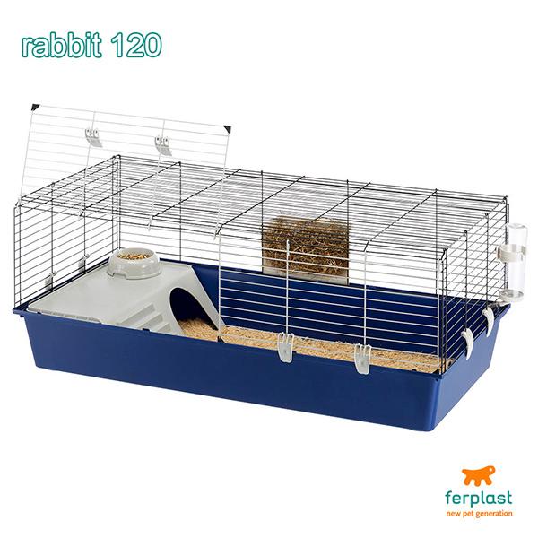 うさぎ ケージ ラビット　120 Rabbit 120 ハウス 小動物用 イタリアferplast社製｜fantasyworld