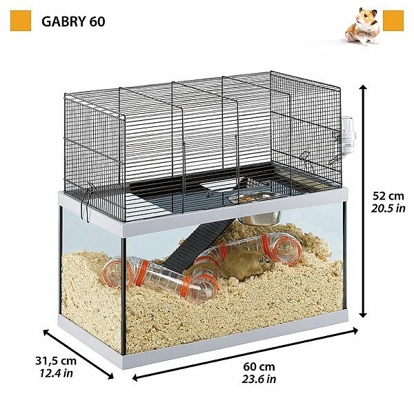 ファープラスト ガブリー Gabry 60 ハムスター スナネズミ 2階建 ケージ ハウス マウス フルセット 小動物用 ペット用品 Fantasy World 通販 Yahoo ショッピング