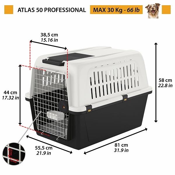 キャリー大型犬用30キロ　5000円 犬用 キャリーバッグ KERBL ケアブル トランスポートボックスECO IATA6