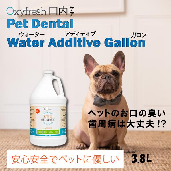 ペットデンタルウォーターアディティブ  3800ml Oxyfresh オキシフレッシュ 犬 猫 口臭 歯 お水に混ぜるだけ |  | 01