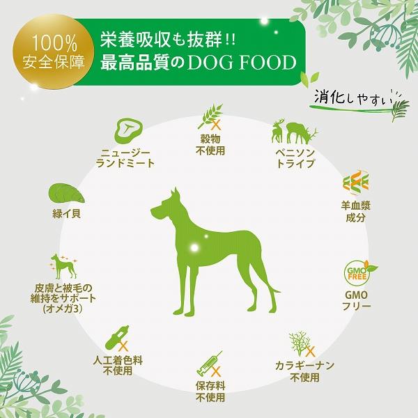 ドッグフード ウェット サーモン＆グリーントライプ 185g  NUTRIPE PURE ニュートライプ ピュア 全年齢用 犬 総合栄養食 | NUTRIPE | 05