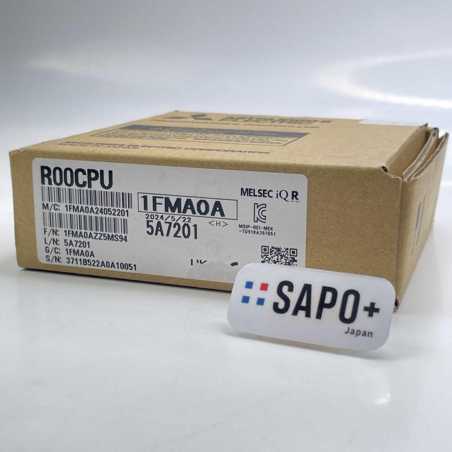 R00CPU 2024年製 箱破れ有 MELSEC iQ-Rシリーズ CPUユニット 三菱電機 PLC (10099) : FAPサポタス ...