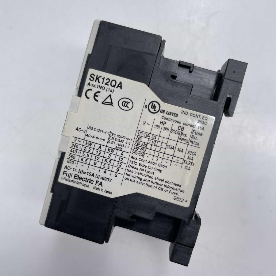 SK12QA 電磁接触器 富士電機 漏電遮断器 (10191) : FAPサポタス - 通販 - Yahoo!ショッピング