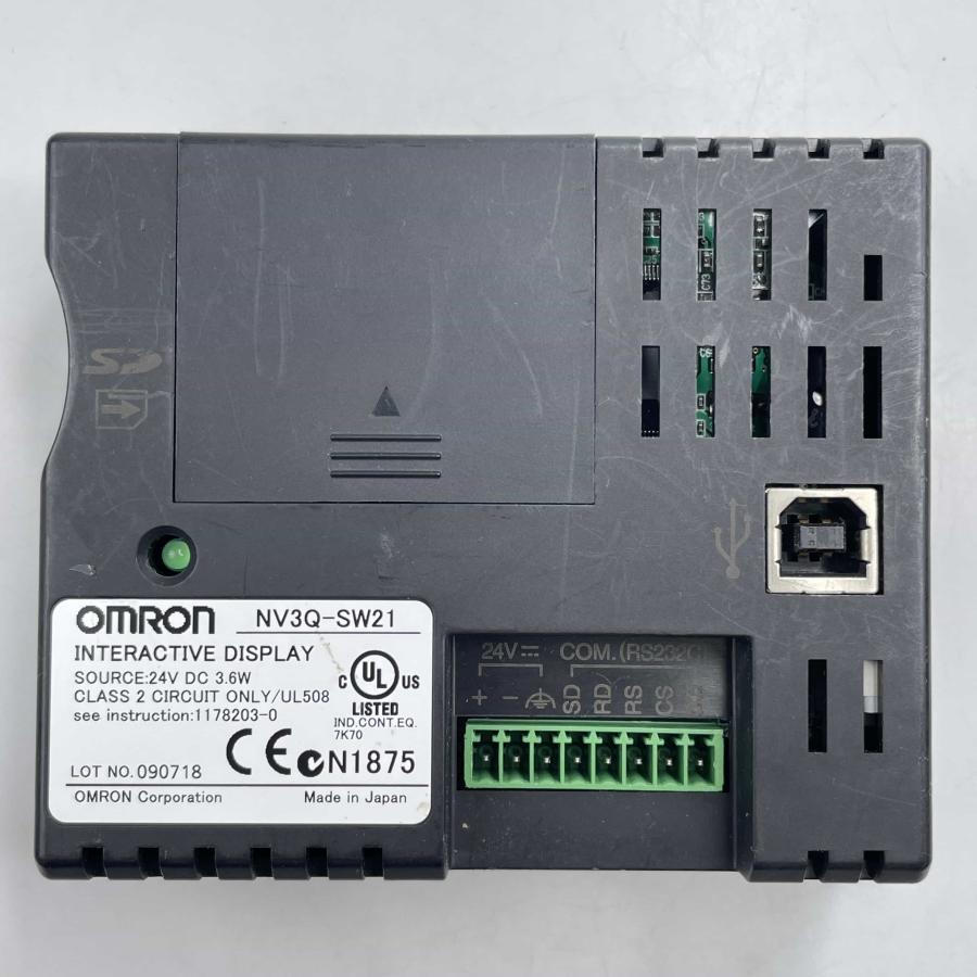 NV3Q-SW21 バッテリー/電源コネクタ欠損 プログラマブルターミナル