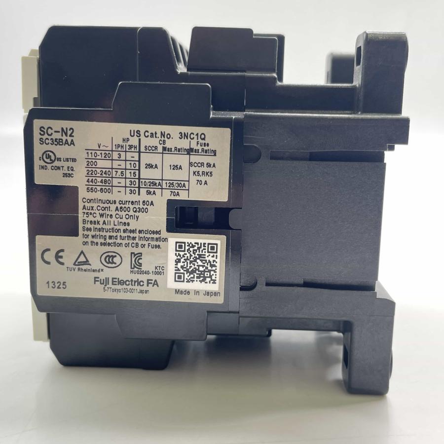 SC-N2 SC35BAA 電磁接触器 富士電機 漏電遮断器 (10575) : FAPサポタス - 通販 - Yahoo!ショッピング