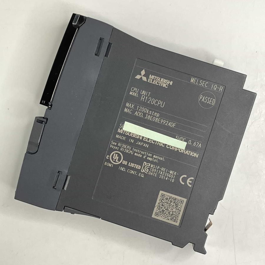 R120CPU 2014年製 MELSEC iQ-Rシリーズ CPUユニット 三菱電機 PLC