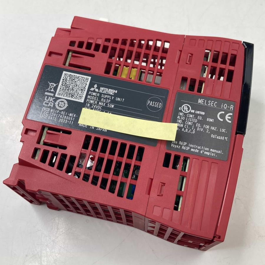 R63P 2023年製 取付のみ シーケンサ MELSEC iQ-Rシリーズ 電源ユニット 三菱電機 PLC (11766) : FAPサポ ...