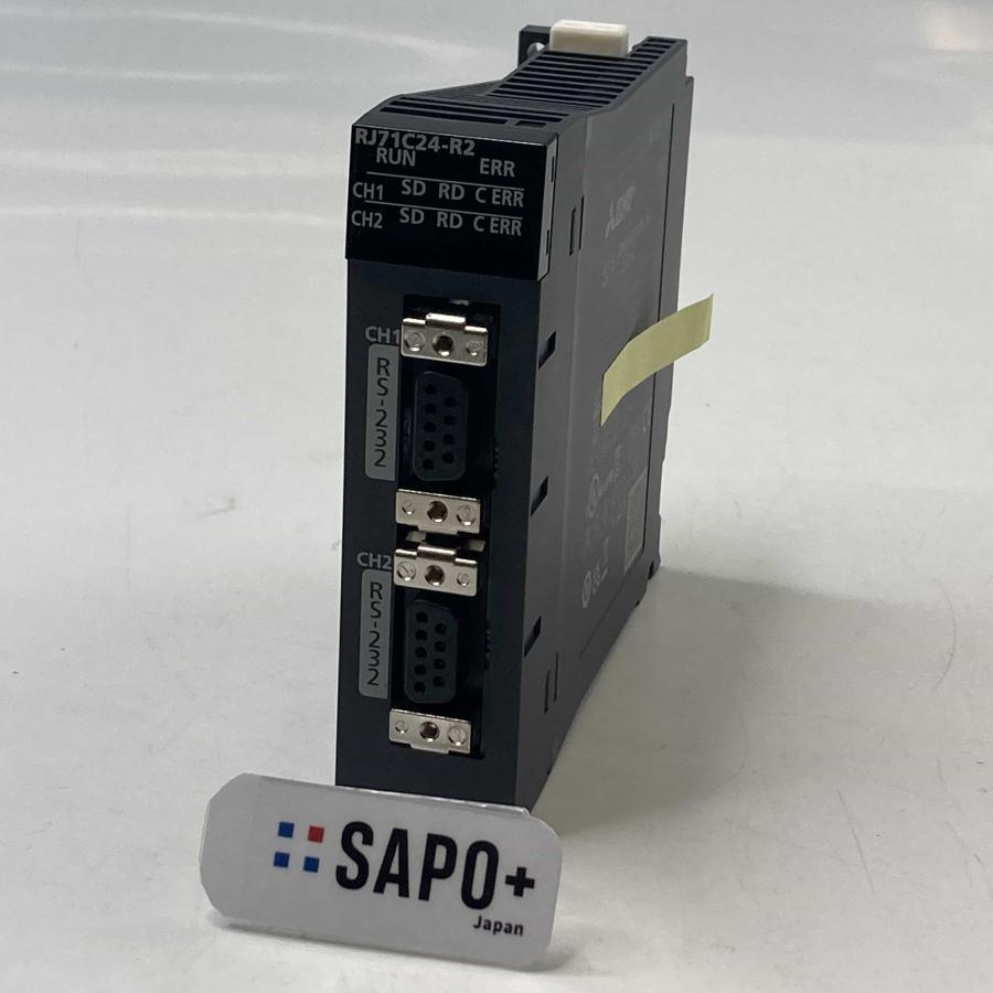 RJ71C24-R2 2023年製 美品/取付のみ シーケンサ MELSEC iQ-Rシリーズ シリアル通信ユニット 三菱電機 PLC ...