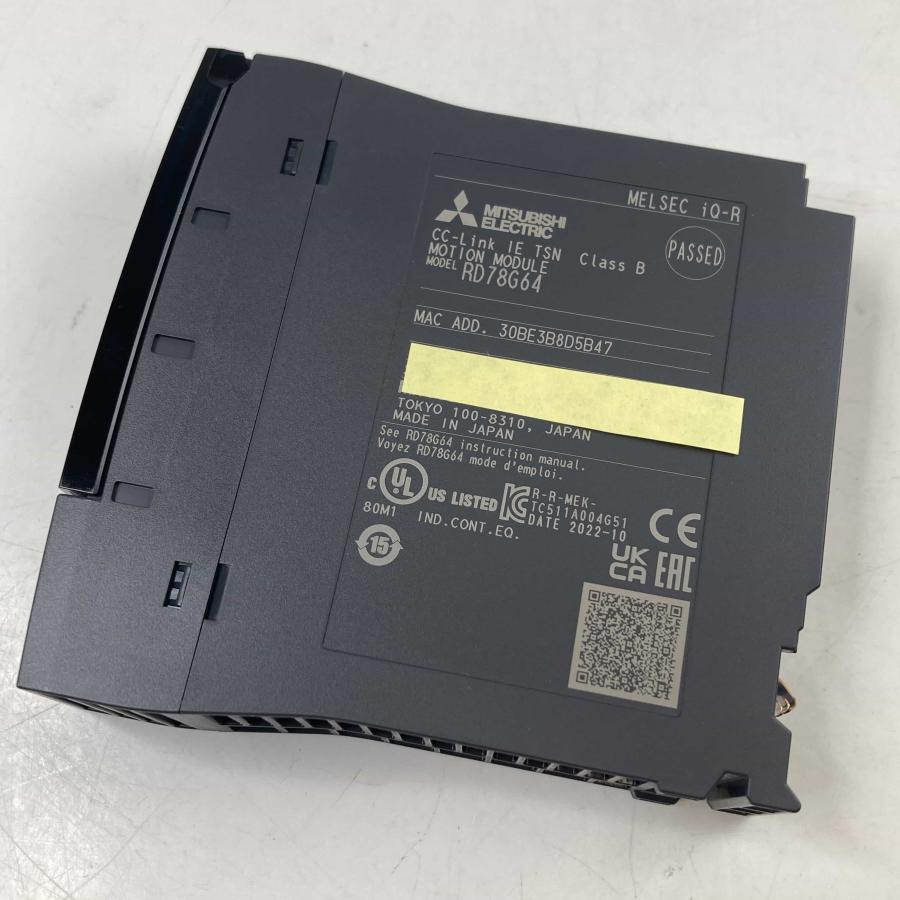 RD78G64 2022年製 美品/取付のみ シーケンサ MELSEC iQ-Rシリーズ