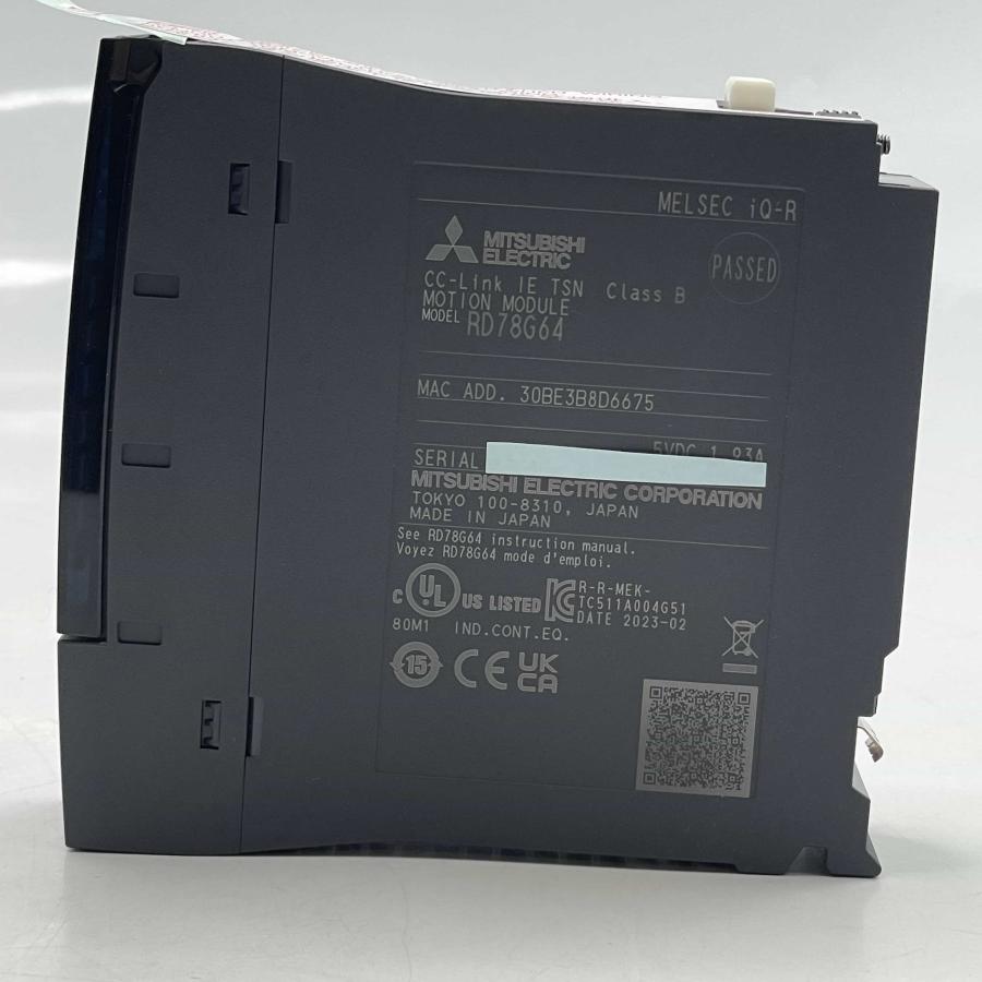 【ワケあり大特価】三菱電機 RD78G64 モーションユニット RD78G64 2023年製 美品/取付のみ モーションユニット 三菱電機 PLC
