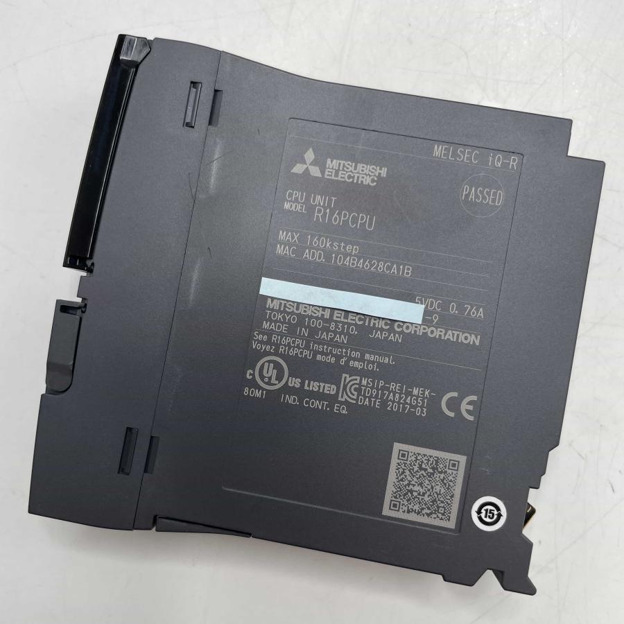 R16PCPU 2017年製 MELSEC iQ-R プロセスCPUユニット 三菱電機 PLC