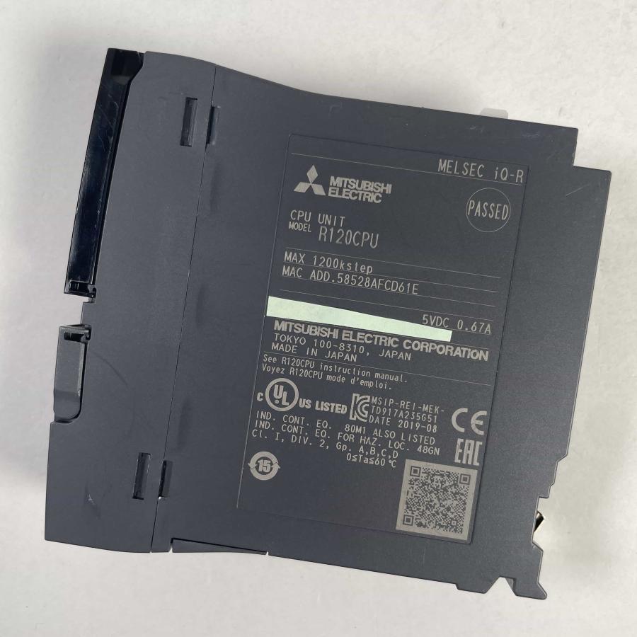 R120CPU 2019年製 CPUユニット 三菱電機 PLC (13790) : FAPサポタス