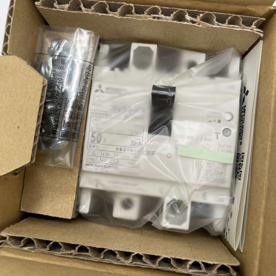 NV50-FA 3P 50A 100-200V 30MA W 2023年製 漏電遮断器 三菱電機 (13880) : FAPサポタス - 通販 ...
