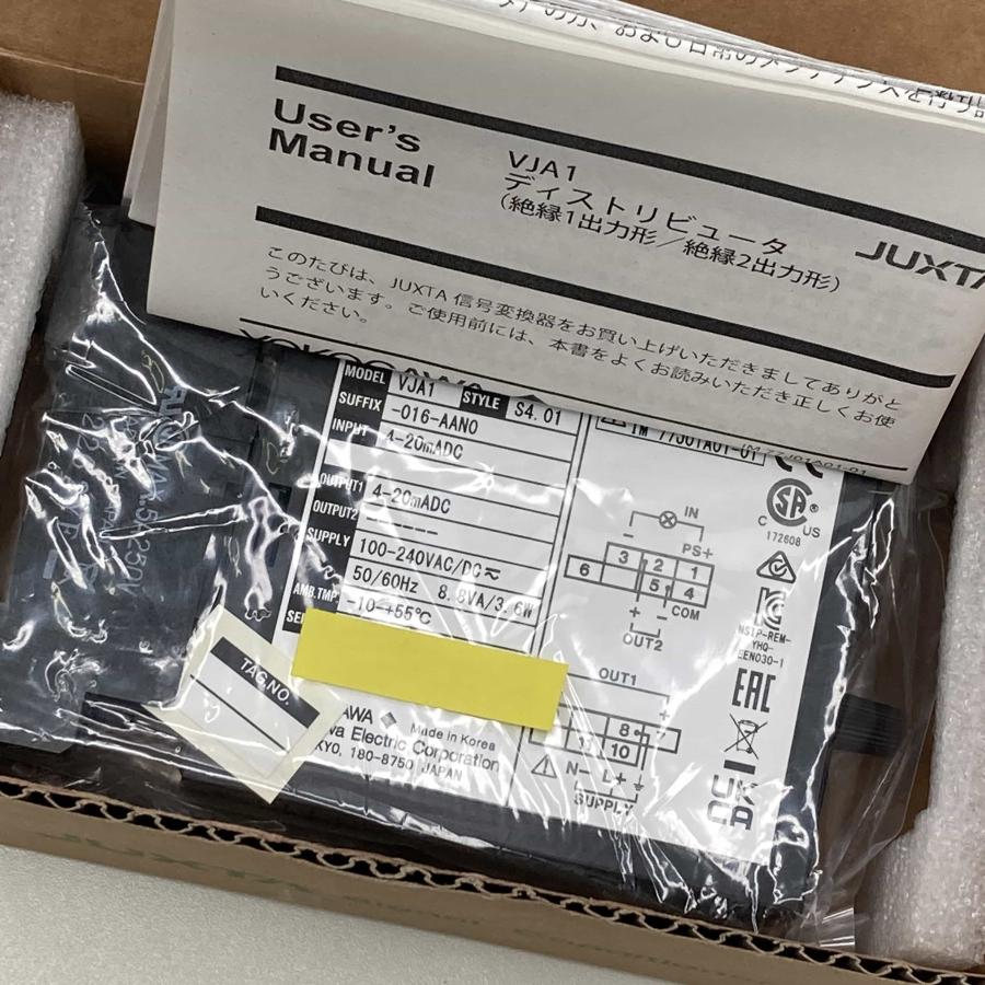VJA1-016-AAN0 2023年製 コンパクト形変換器（エム・システム技研：VJA1シリーズ） 横河電機 制御機器その他 (17816 ...