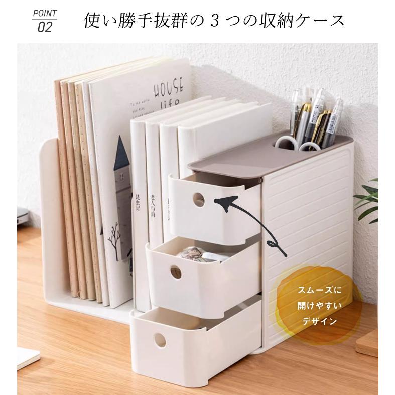 ブックスタンド ブックエンド 卓上収納 デスクオーガナイザー 本立て