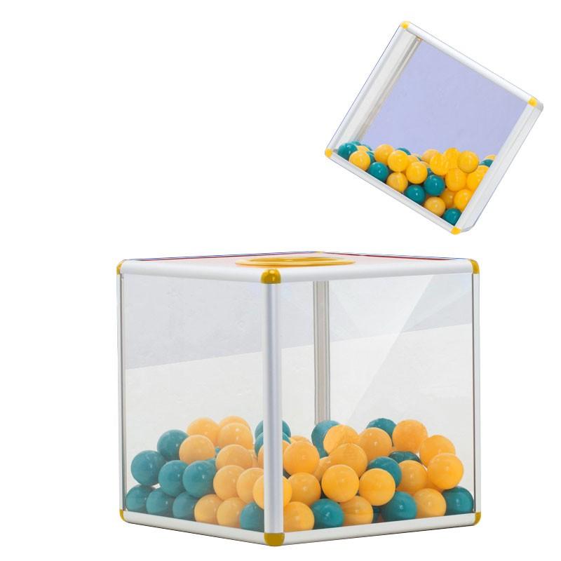 組立て式 全面クリア アクリル抽選箱 抽選箱 投票箱 抽選ボックス