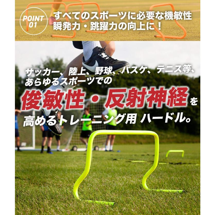 ミニハードル ハードル ジャンプトレーニング 15cm 5台 陸上 サッカー