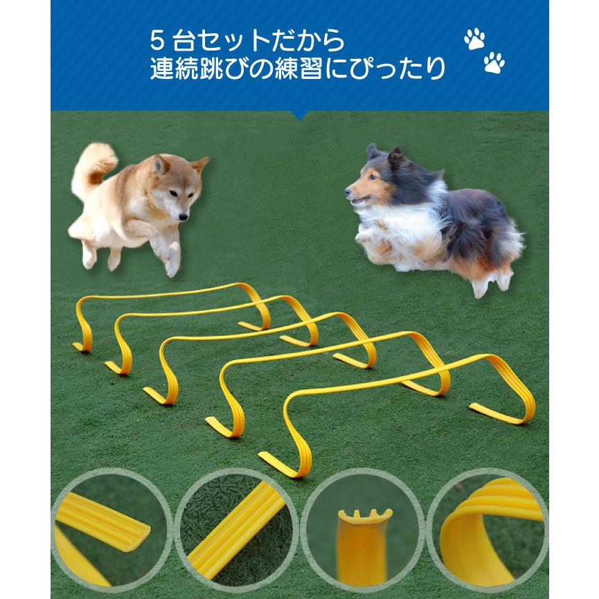 やわらかハードル ジャンプトレーニング ドッグアジリティ ソフト ミニ