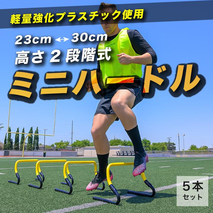 ミニハードルを用いたスプリントトレーニング　ジャパンライムDVD 2way ミニハードル ミニ ハードル 23cm 30cm ジャンプトレーニング 5台