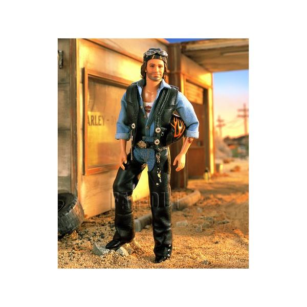 ハーレーダビッドソン ケン シリーズNo2 黒の革ベストとパンツ