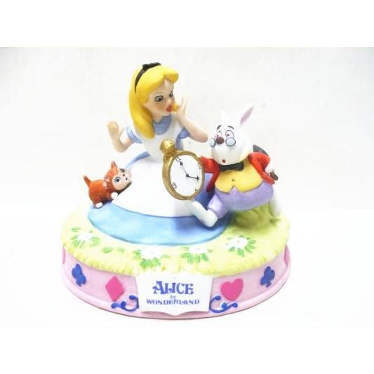 ふしぎの国のアリス w/ 白うさぎ TDL ビスク フィギュアリン アリス うさぎ