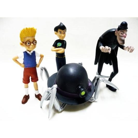 レア‼︎新品‼︎PEZペッツ/フィギュア人形/ディズニーピクサー/ルイスと未来泥棒 ディズニー ルイスと未来泥棒 PVCフィギュア 4点セット Bully社