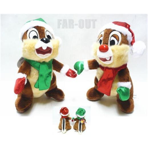 チップ&デール クリスマス ぬいぐるみ テーマパーク版 ディズニー