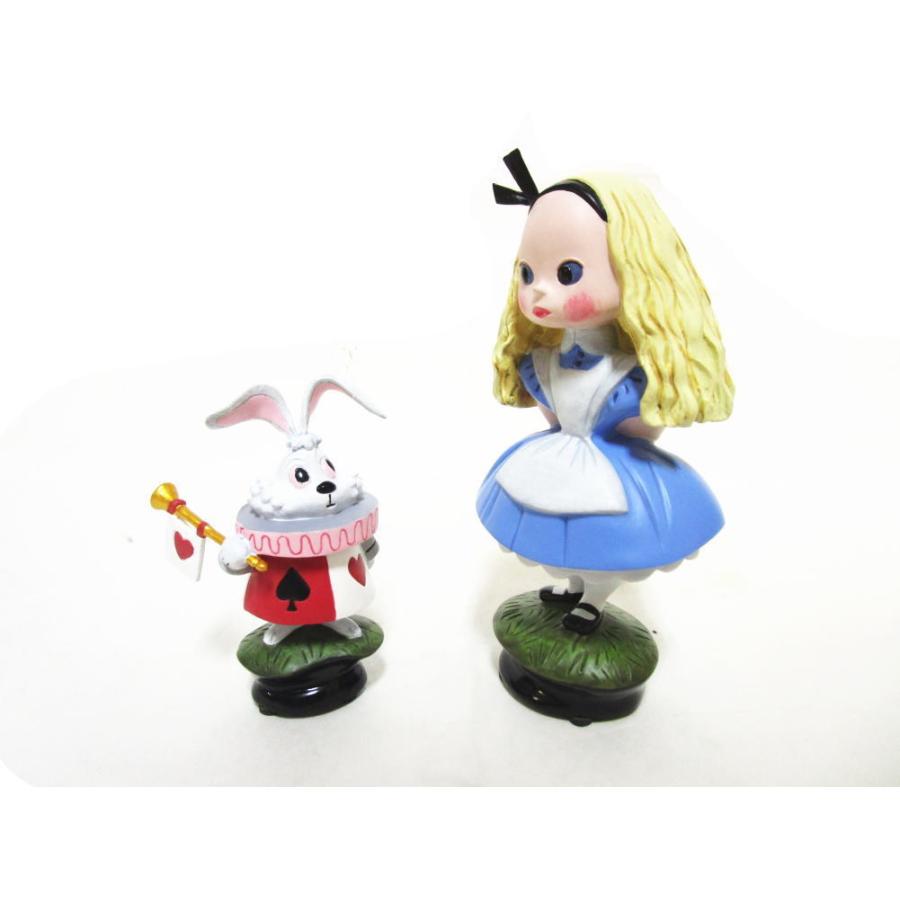 ふしぎの国のアリス アリス&白うさぎ ミニマケット フィギュアリン