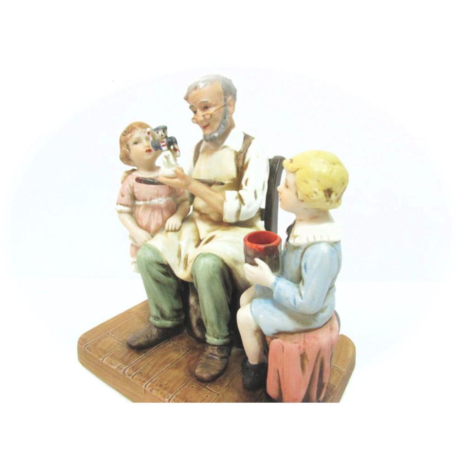 ノーマン・ロックウェル The Toy Maker おもちゃ修理屋さん フィギュア