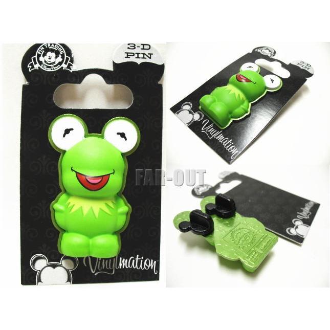 ディズニー バイナルメーション カーミット 3D ピンズ Disney