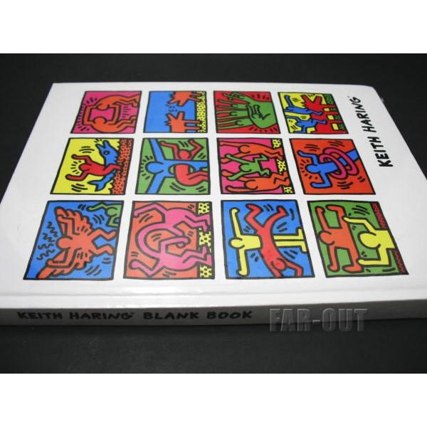 キース・ヘリング アート ハードカバー ブランクノートブック Keith Haring Blank Book｜far-out｜03