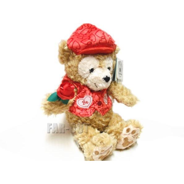 ダッフィーベア ぬいぐるみ バレンタイン 2013 バラを持つ Be Mine 11