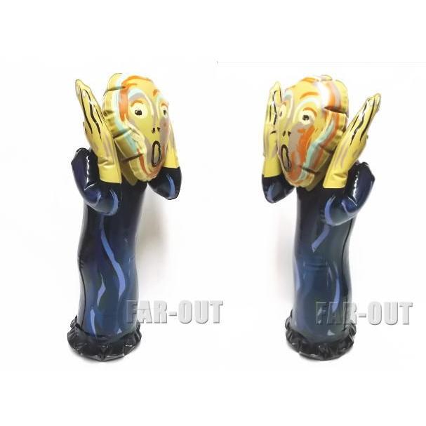 ムンクの叫び The Scream インフレータブル ビニール ドール 人形