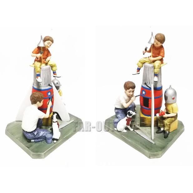 ノーマン・ロックウェル Space Pioneers ロケット作りの男の子