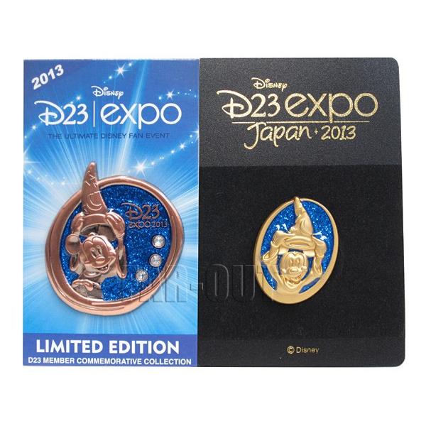D23 Expo USA 2013 ソーサラーミッキー ゴールド 楕円型 メンバー限定 