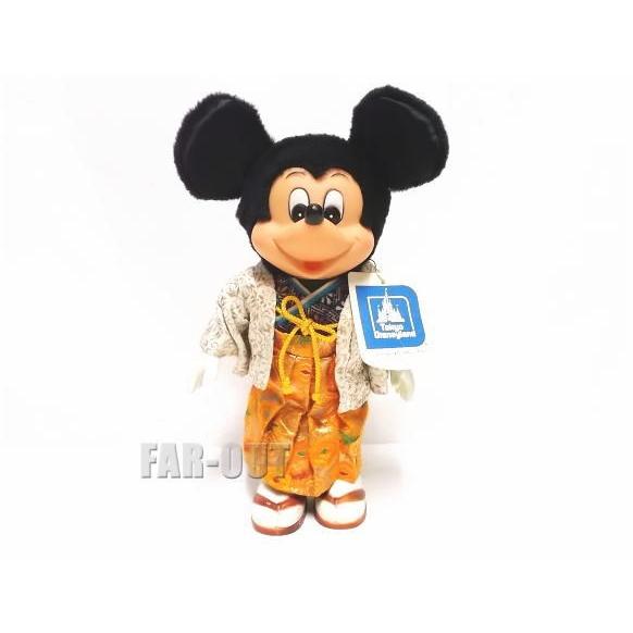 東京ディズニーランド 1983 ミッキー 紋付き袴 着物 ぬいぐるみ